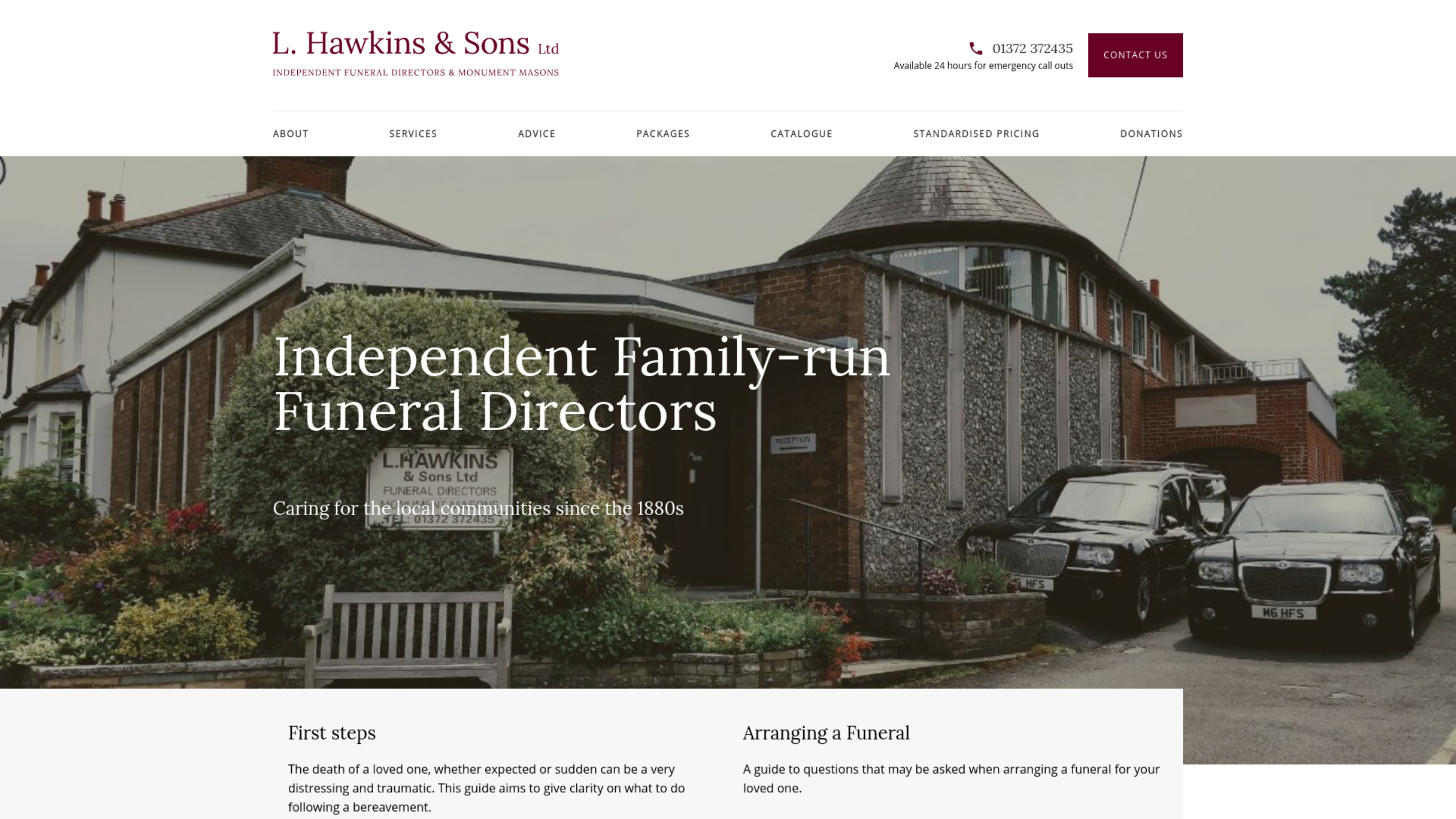 L. Hawkins & Sons ltd website